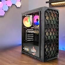 CHIST Gaming PC Desktop Computer | 16GB RAM | 512GB SSD | Core i7 Processor | 4GB Graphics Card | Ready to Play | Wi-Fi Bluetooth (GT 730 4GB)