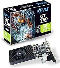 EVM GeForce GT730 Graphics Card GPU | 4GB DDR3 |PCIe 2.0 | HDMI VGA DVI | Full HD 1080p | Multi Monitor Support |Heat Sink Fan Cooling | Desktop Compatible |High Performance | 3 Yr Warranty(EVM-GT730)