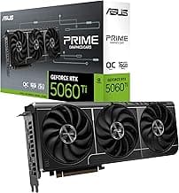 ASUS Prime GeForce RTX 5060 Ti 16GB GDDR7 OC Edition Gaming Graphics Card