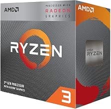 AMD Ryzen 3 3200G with RadeonVega 8 Graphics Desktop Processor 4 Cores up to 4GHz 6MB Cache Socket AM4 (YD320GC5FHBOX)