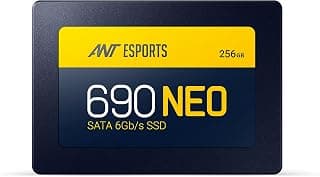 Ant Esports 690 Neo 256GB SATA SSD 2.5 Inch Internal Solid State Drive | SATA III 6Gb/s | Up to 500MB/s Read Speed |Fast Boot & Data Transfer SSD for Laptop/Desktop PC