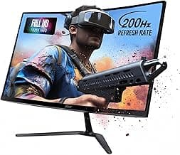 Acer Nitro ED270 X0 27 inch Full HD 1920×1080 VA Curved Gaming Monitor | 200 Hz Refresh | 1 ms VRB | AMD FreeSync Premium | HDR10, sRGB 99% | ZeroFrame | Tilt Adjust | HDMI & DisplayPorts | Black
