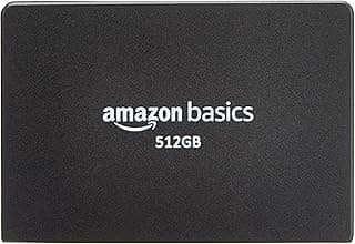 Amazon Basics 2.5 inch SATA Internal SSD 512 GB | Speed up to 560 MBps | Energy Efficient | Sleek & Lightweight