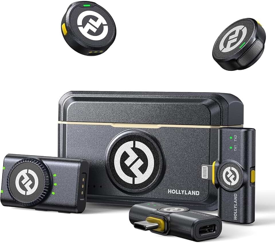 Rode Creator Kit with Lavalier Pair Wireless PRO Dual-Channel Compact Wireless Microphone System with 32-bit Float - 32-bit Float On-Board Recording (Rev 3)