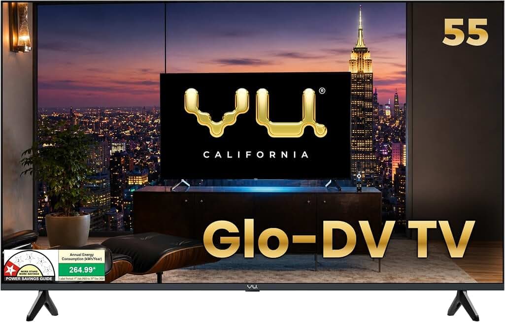 Vu 75 inch Masterpiece 4K QLED 120Hz Armani Gold Frameless Cinema TV with Subwoofer - Filmmaker Mode Series (Rev 2)