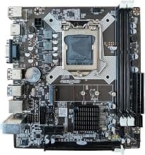 EVM H81 Micro-ATX Motherboard | LGA 1155 Socket | Supports Intel 2nd & 3rd Gen Processors | NVMe M.2 Slot | DDR3 1333/1066MHz | PCIe x16 | SATA LAN Audio | 3 Year Warranty (EVMH81JEL)