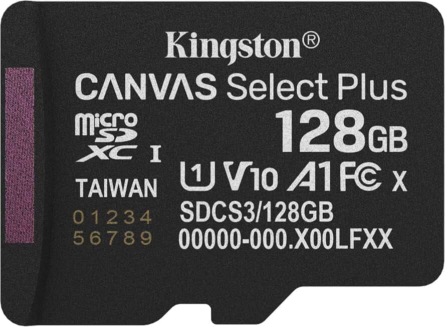 Kingston 128GB Canvas Go! Plus MicroSDXC 170MB/s Read UHS-I U3 V30 A2 for Action Cams & Drones (Series 2)