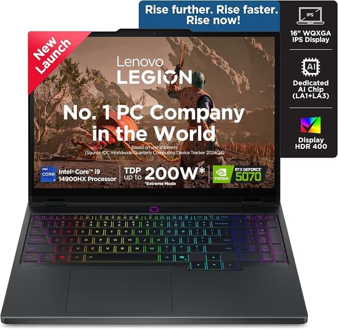 Lenovo 32GB / 1TB RTX 4080 Legion Pro 7i Gen 9 Intel Core i9-14900HX RTX 4080 12GB AI-Tuned WQXGA 240Hz - Onyx Grey Anodized (Rev 4)