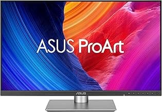 ASUSProArt Display PA278QGV Gen2 Professional Monitor – 27-inch, IPS, QHD (2560 x 1440), 95% DCI-P3, Color Accuracy ΔE < 2, Calman Verified, 120Hz, HDR-10, Light Sync, VESA MediaSync