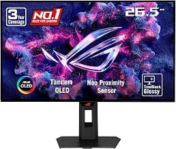 ASUSROG XG27AQWMG 27-Inch G-Sync OLED Gaming Monitor, 1440p